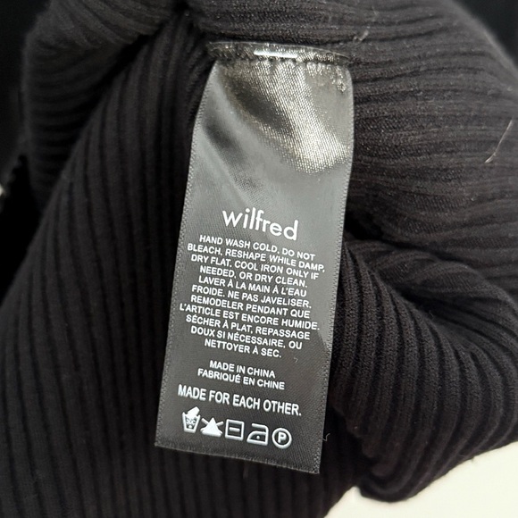ARITZIA Wilfred Cutout Knit Longsleeve Mini Dress - Picture 6 of 13